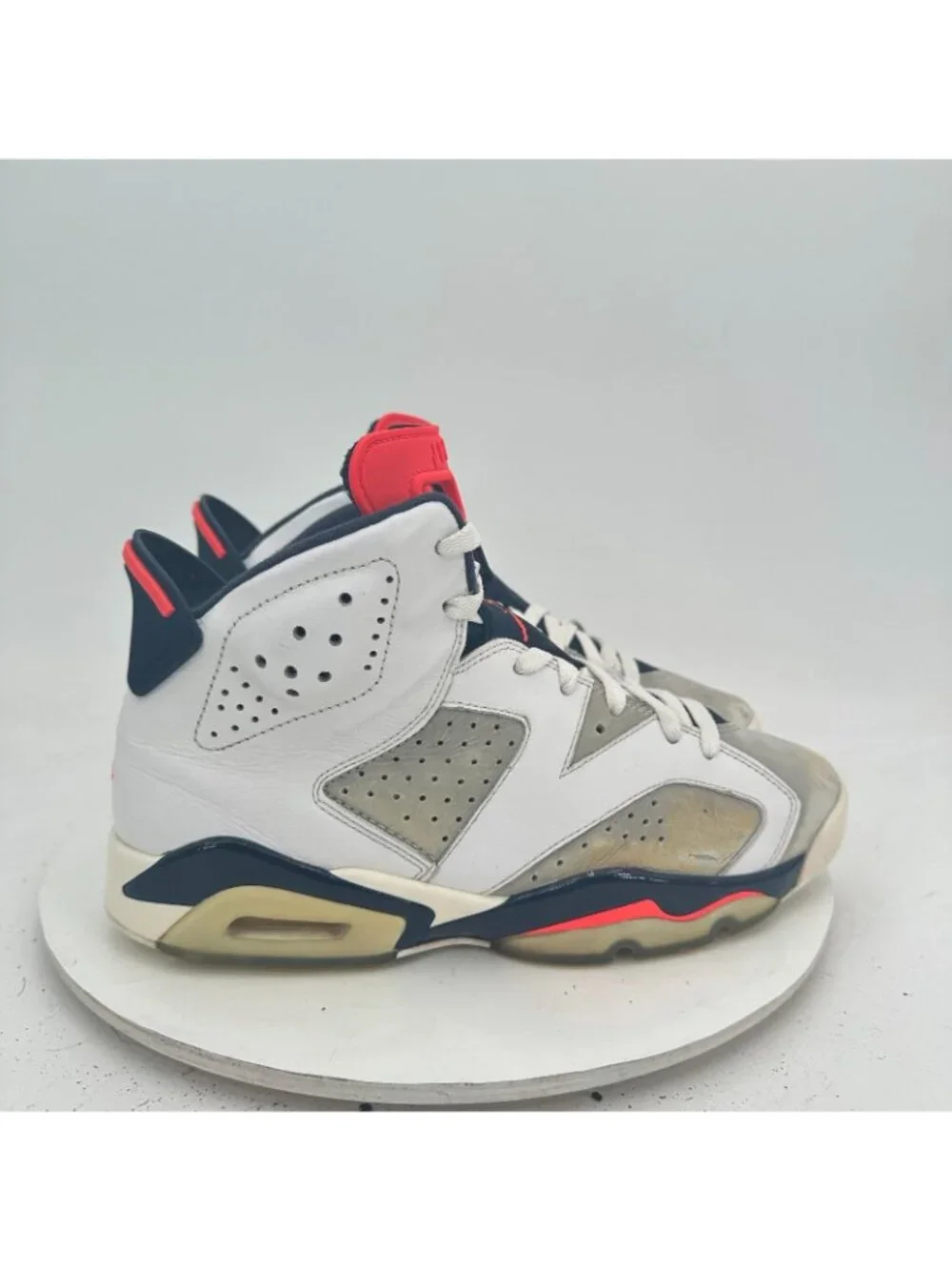 Nike Air Jordan VI 6 retro Men Size 8.5 38466 Tinker White Infrared Shoes